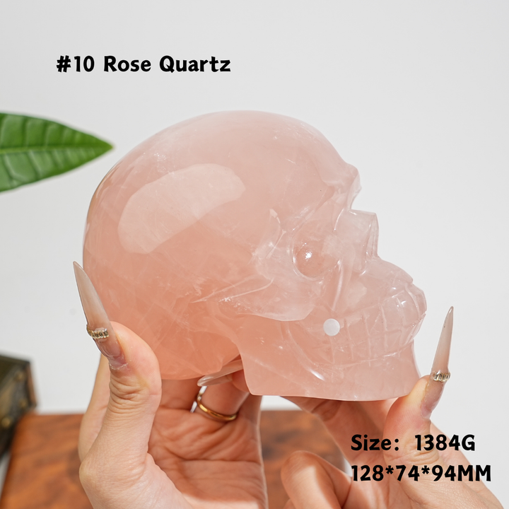 Unique,Natural Crystal Skull
