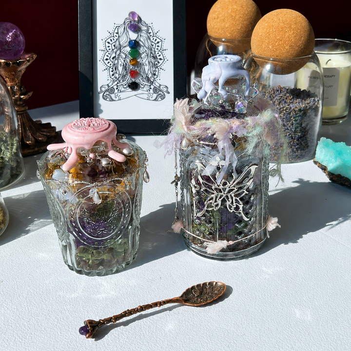 KIKICRYSTAL Cuillère d'abondance cristalline
