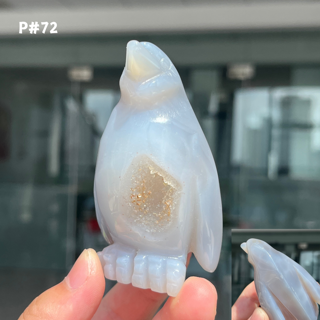 Unique, Agate Geode Penguin