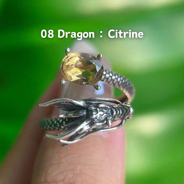 Vintage Crystal Ring, S925