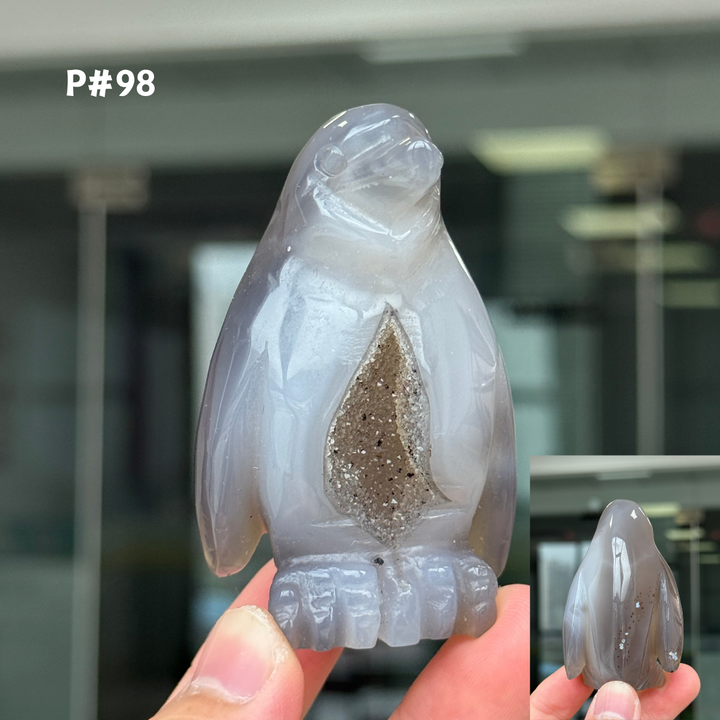 Unique, Agate Geode Penguin