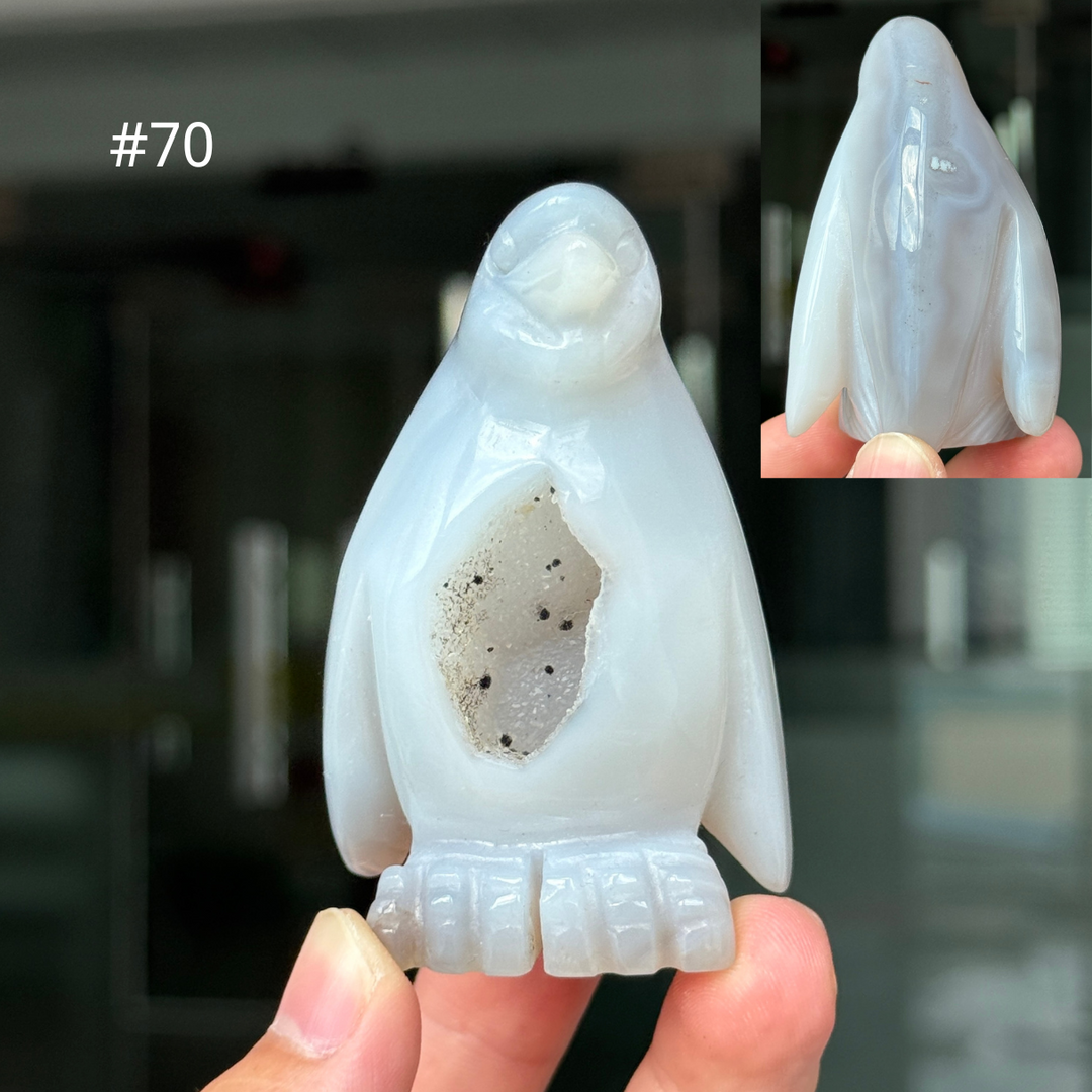 Unique, Agate Geode Penguin