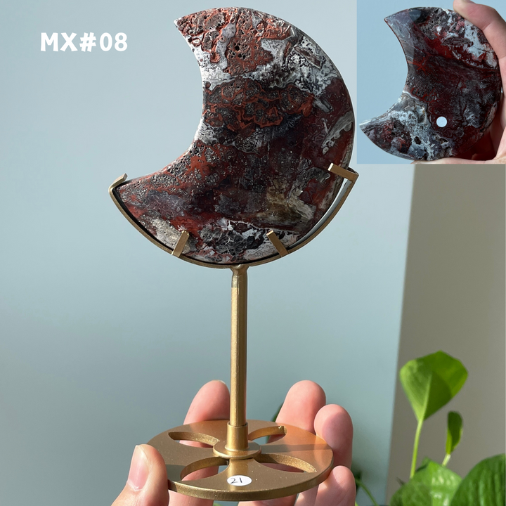 Unique, Mexican Agate Moon