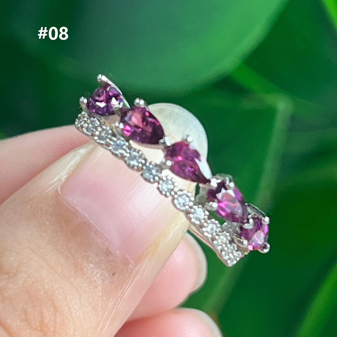 Garnet Ring,S925