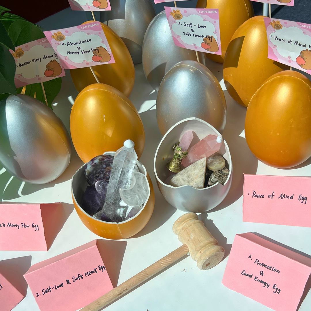Kiki Crystal Golden Surprise Egg