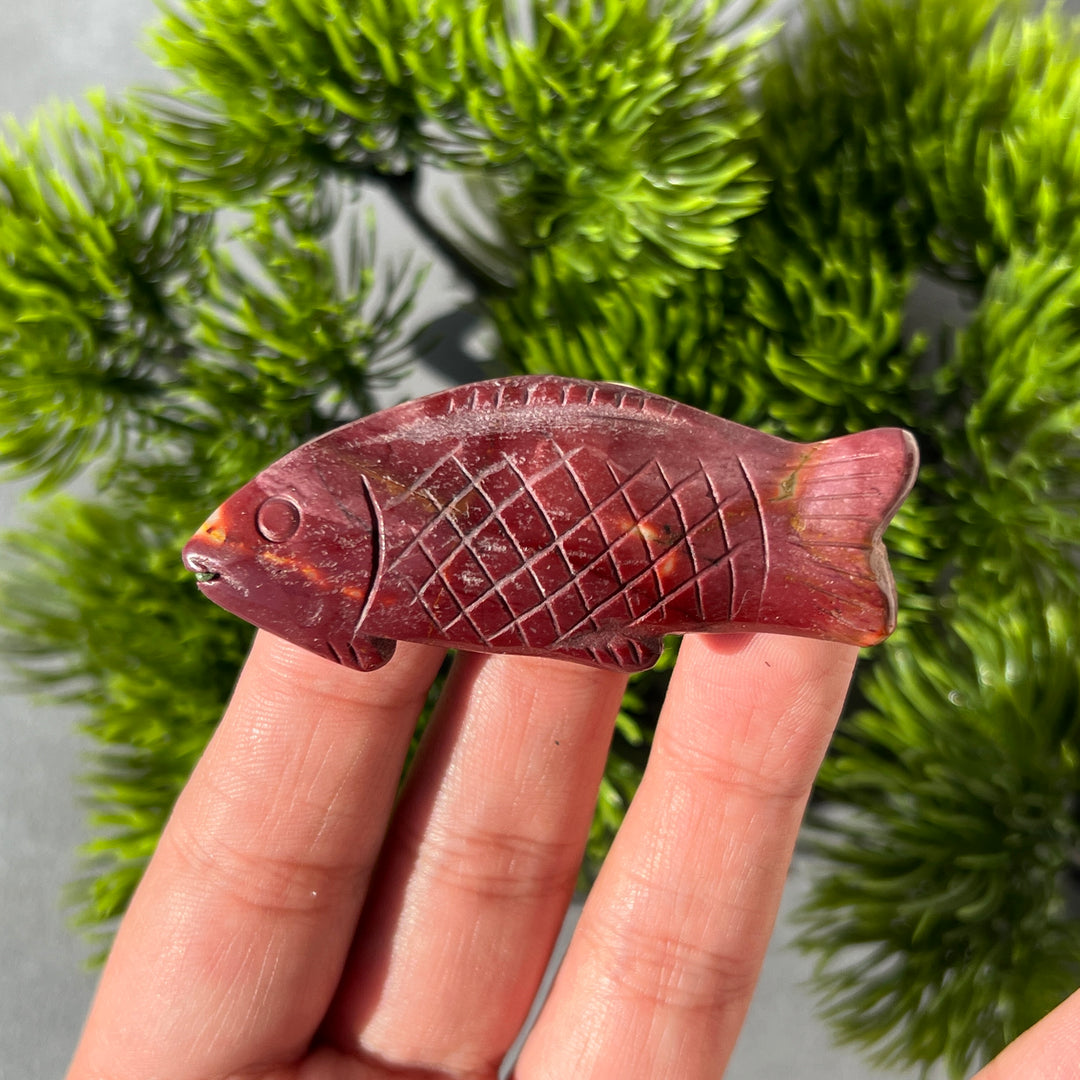 Mookaite Fish Carving