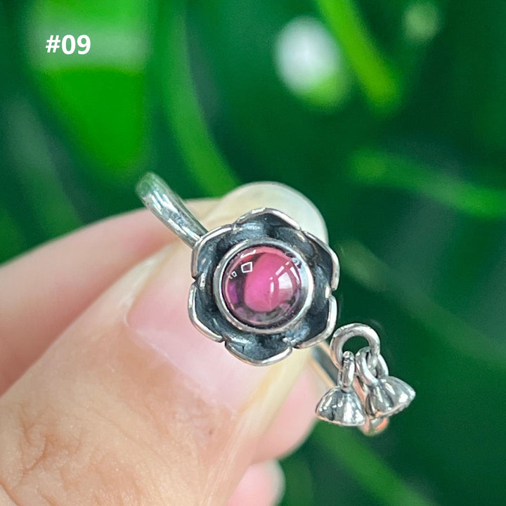Garnet Ring,S925