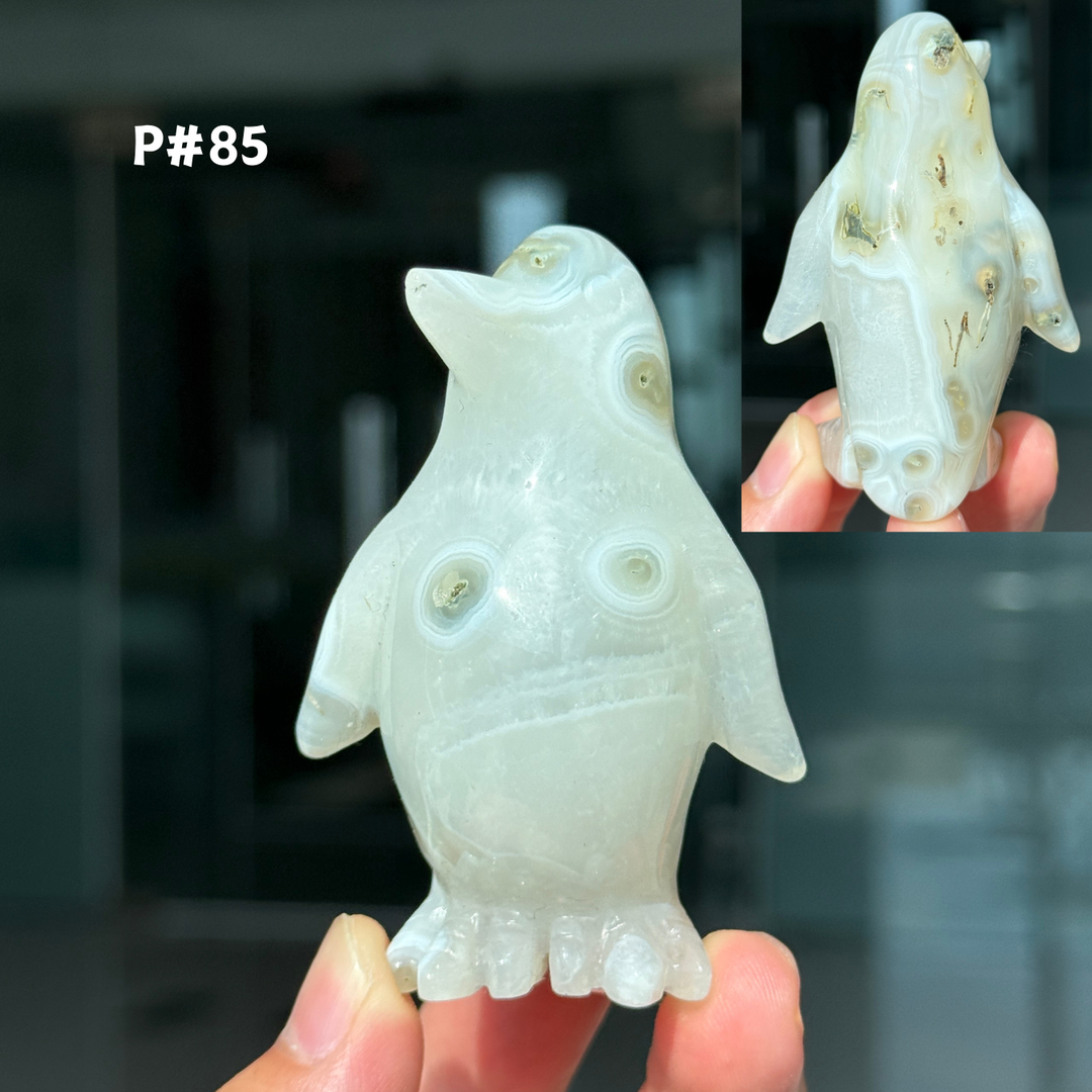 Unique, Agate Geode Penguin