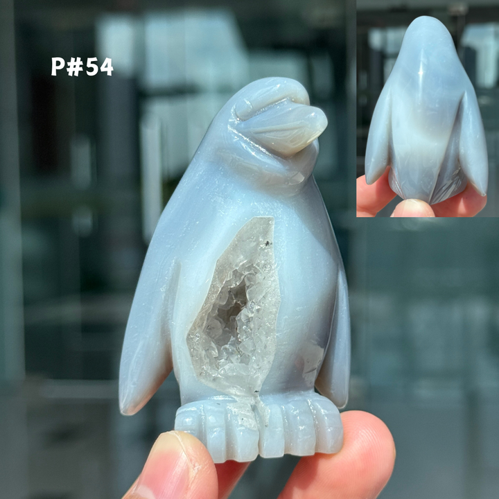 Unique, Agate Geode Penguin