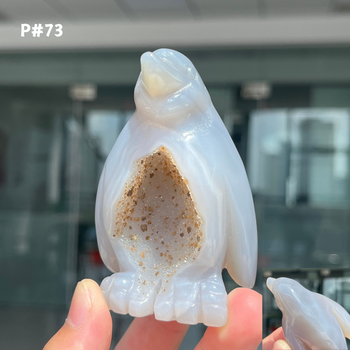 Unique, Agate Geode Penguin