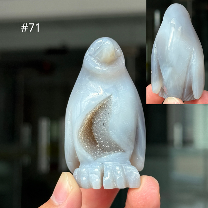Unique, Agate Geode Penguin