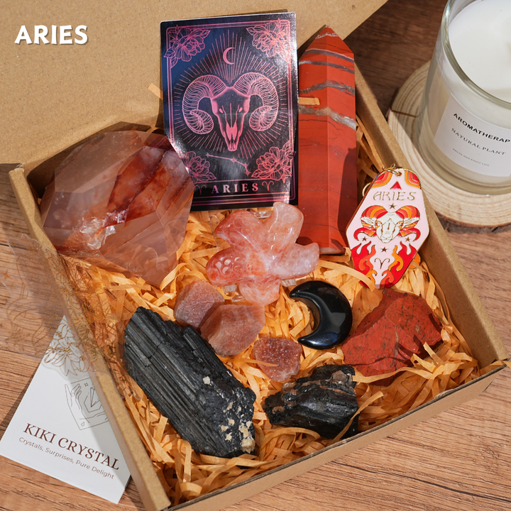 Exclusive Natural Zodiac Crystal Healing Set