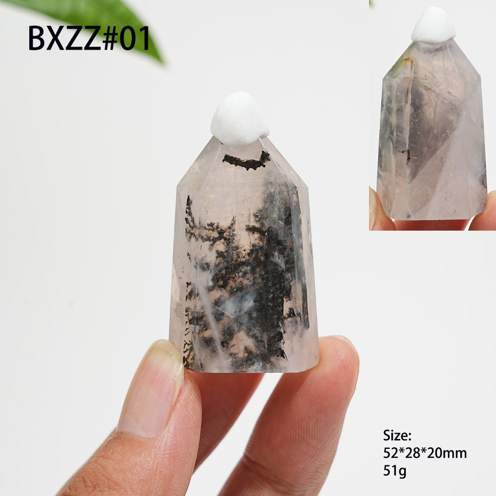 Unique,Natural Crystal Dendritic Quartz Point