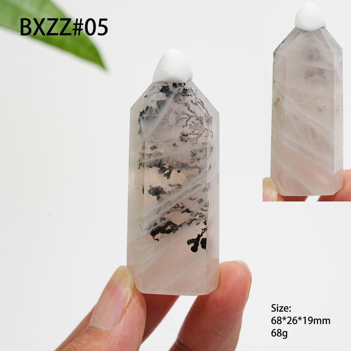 Unique,Natural Crystal Dendritic Quartz Point