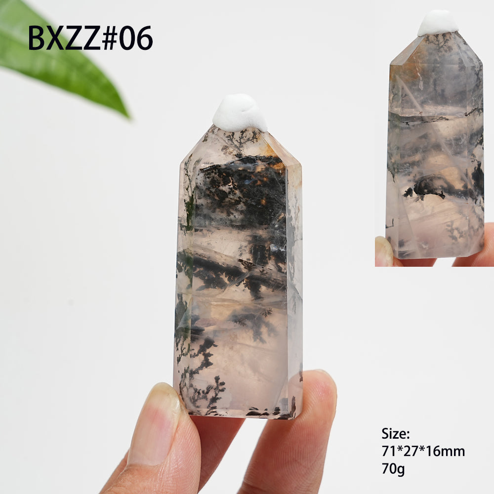 Unique,Natural Crystal Dendritic Quartz Point
