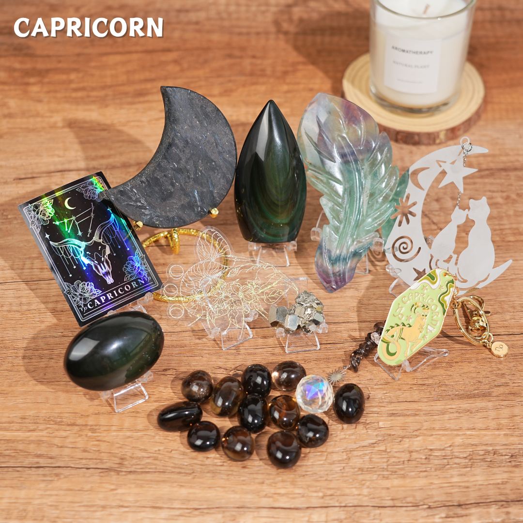 Exclusive Natural Zodiac Crystal Healing Set