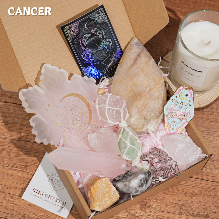 Exclusive Natural Zodiac Crystal Healing Set