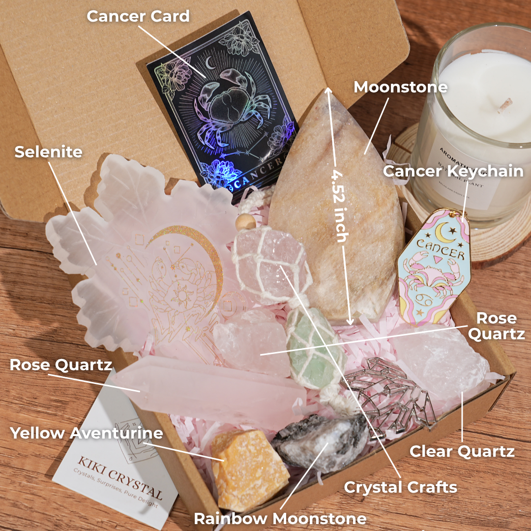 Exclusive Natural Zodiac Crystal Healing Set