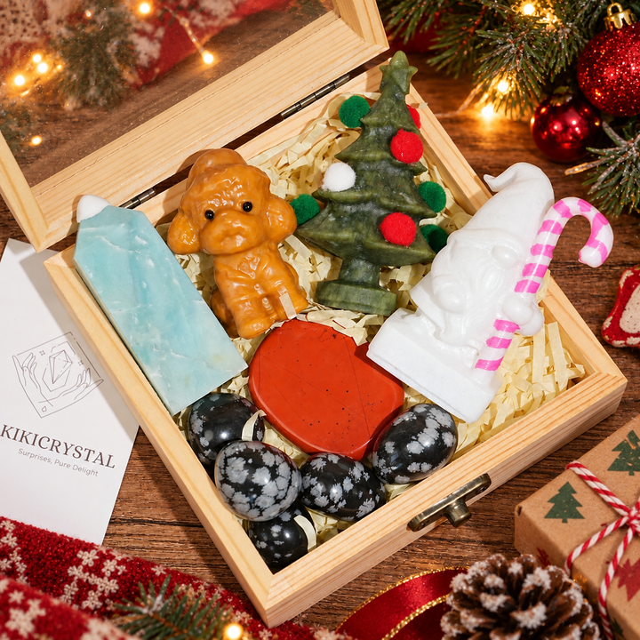 Warmes Winter-Kristall-Geist Weihnachtsgeschenk-Set