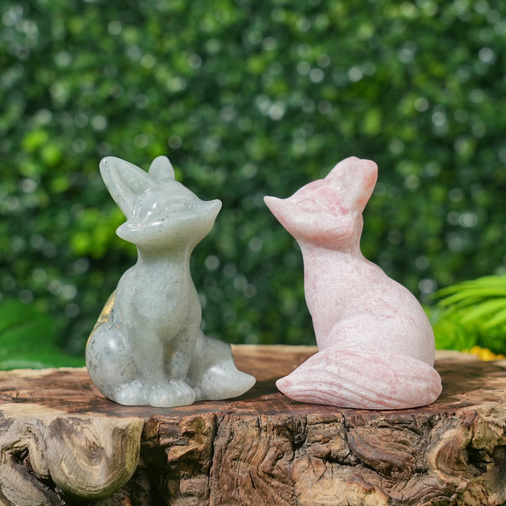 Natural Crystal Carving Fox