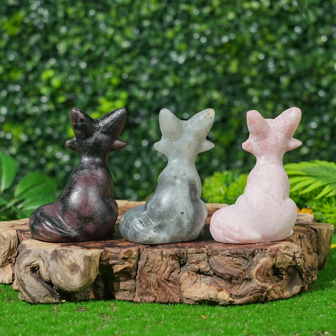 Natural Crystal Carving Fox