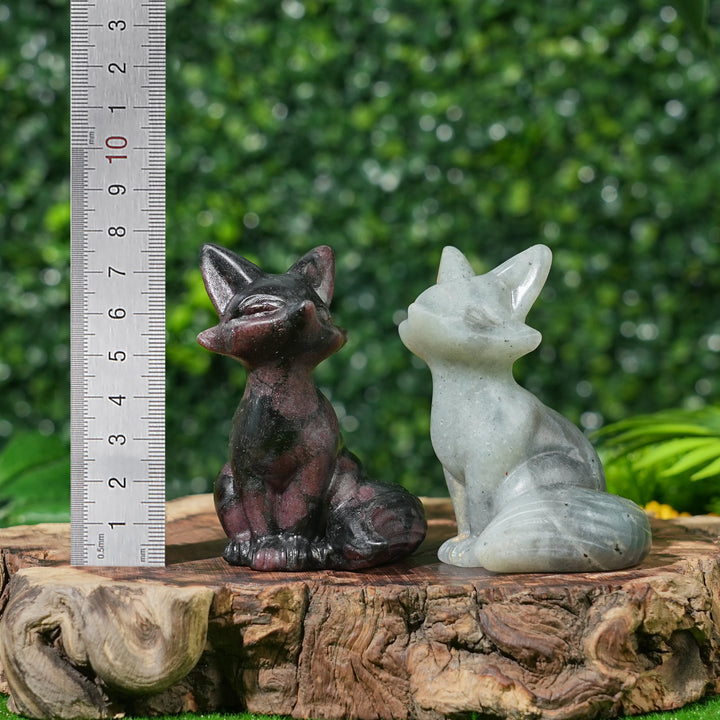 Natural Crystal Carving Fox