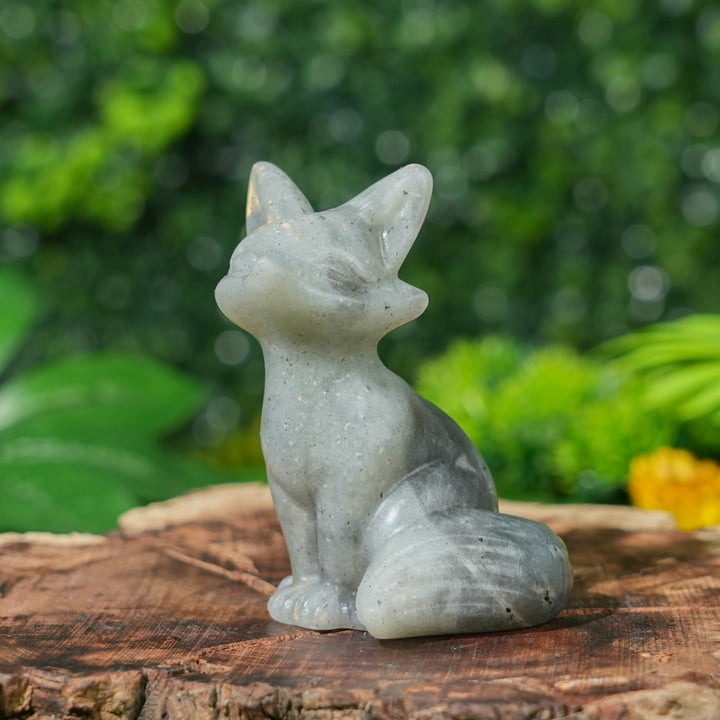 Natural Crystal Carving Fox