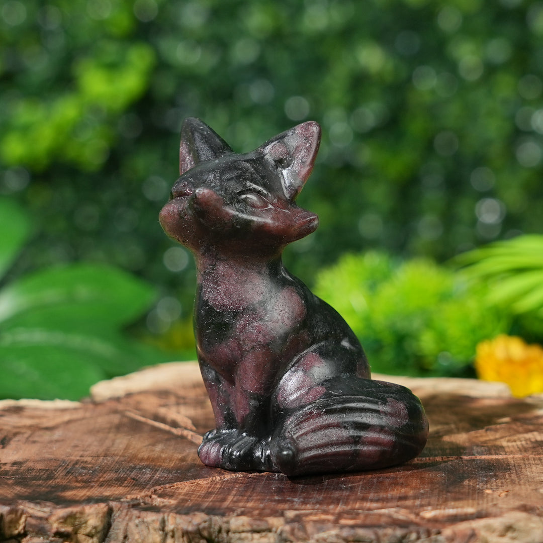 Natural Crystal Carving Fox