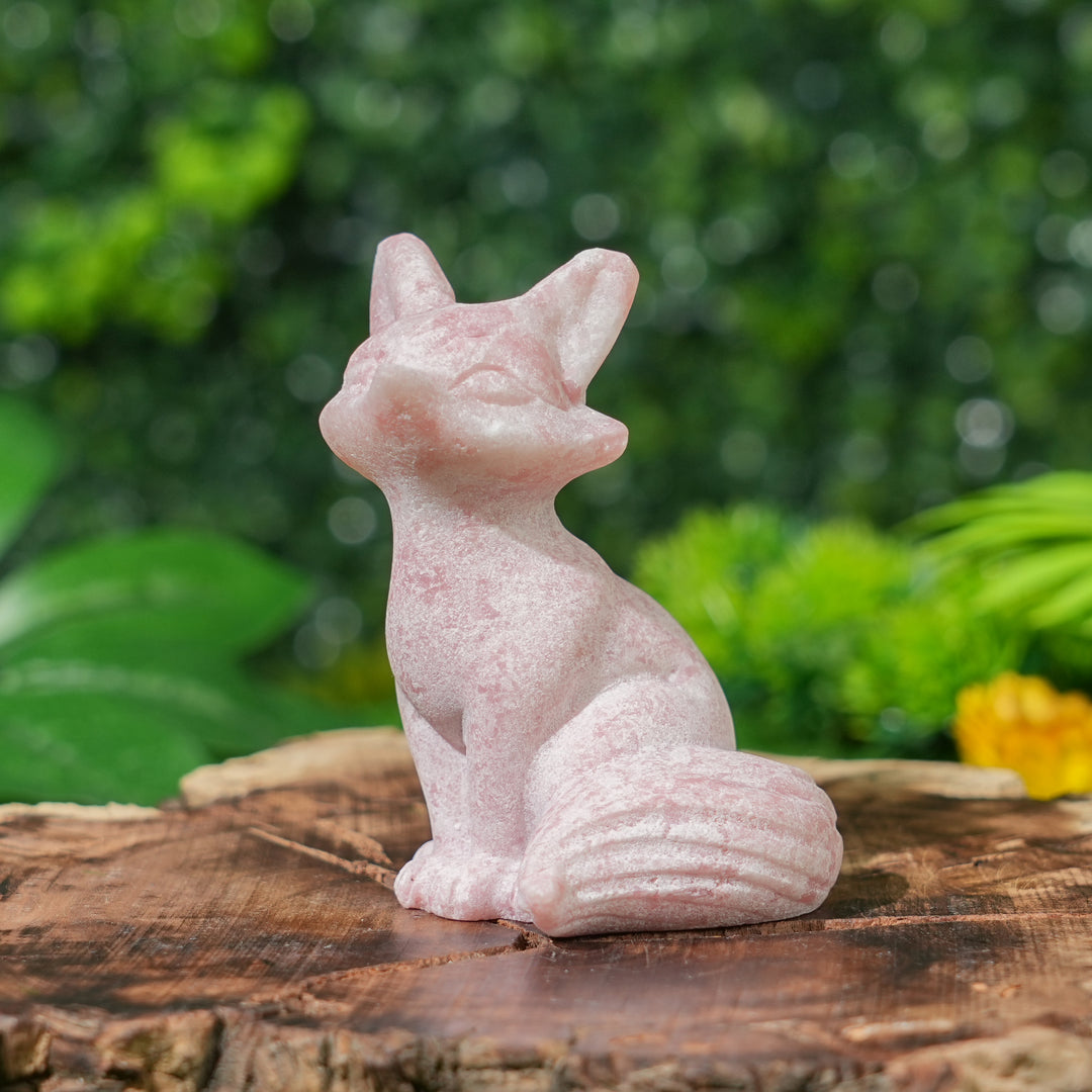 Natural Crystal Carving Fox