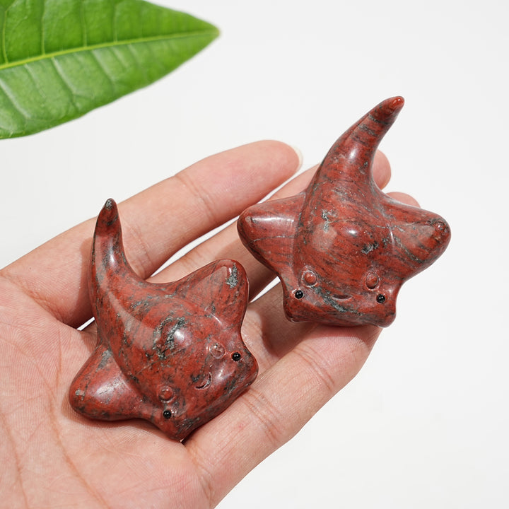 Natural Crystal Cute Manta Ray