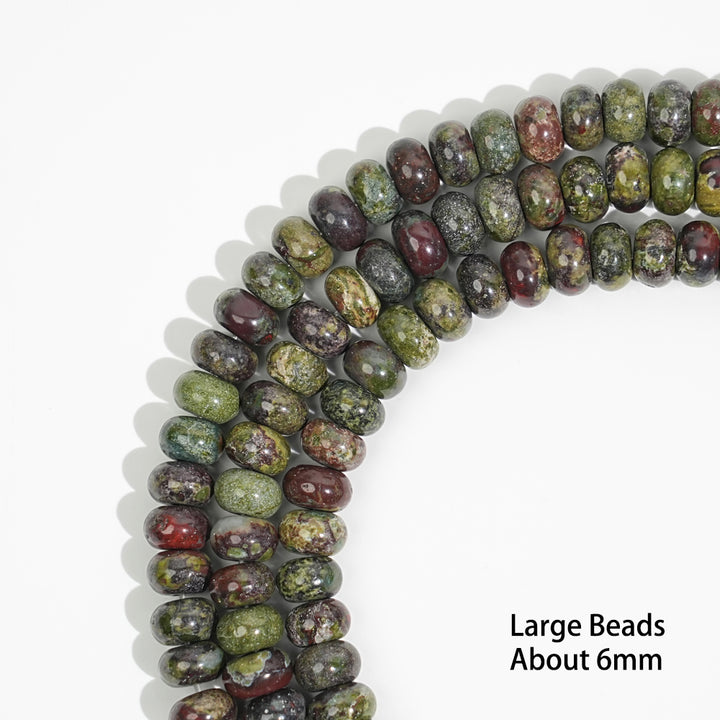 Natural Crystal Abacus Bead Strand