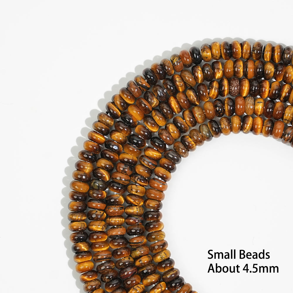 Natural Crystal Abacus Bead Strand