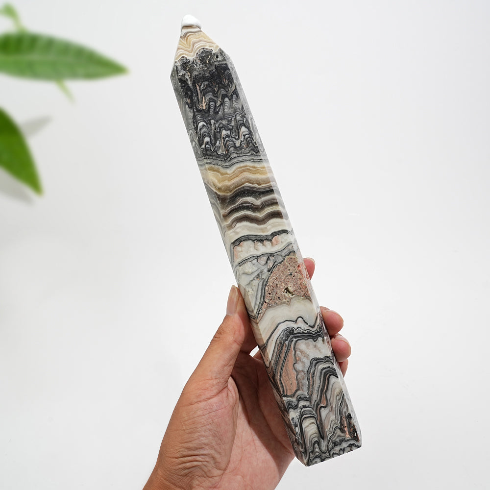 Unique,Natural Crystal Mexican Calcite Point
