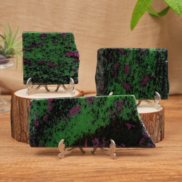 Ruby in Zoisite Slice