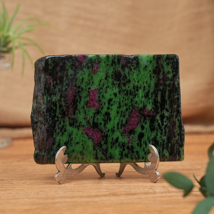 Ruby in Zoisite Slice