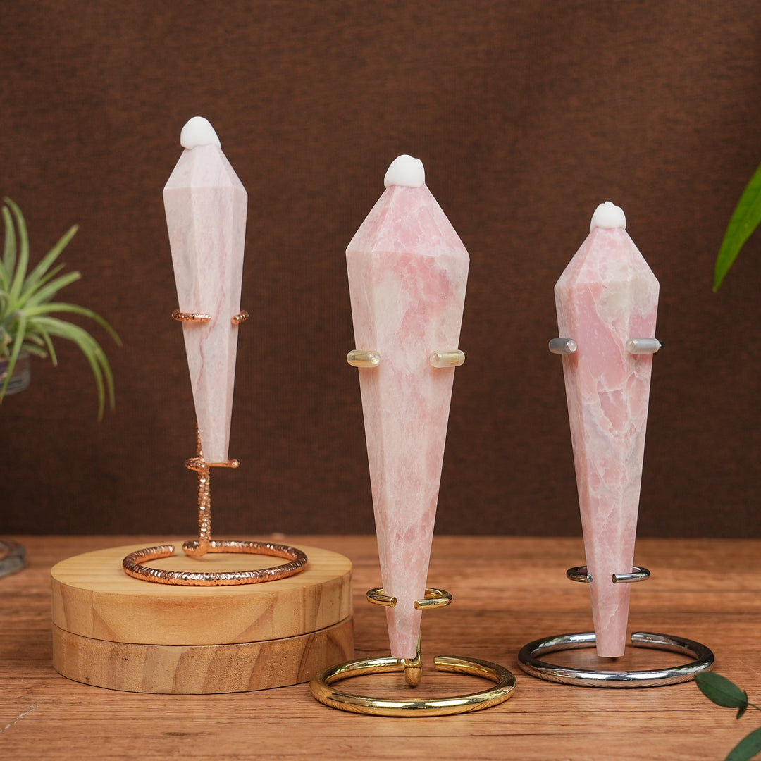 Natural Pink Opal Wand