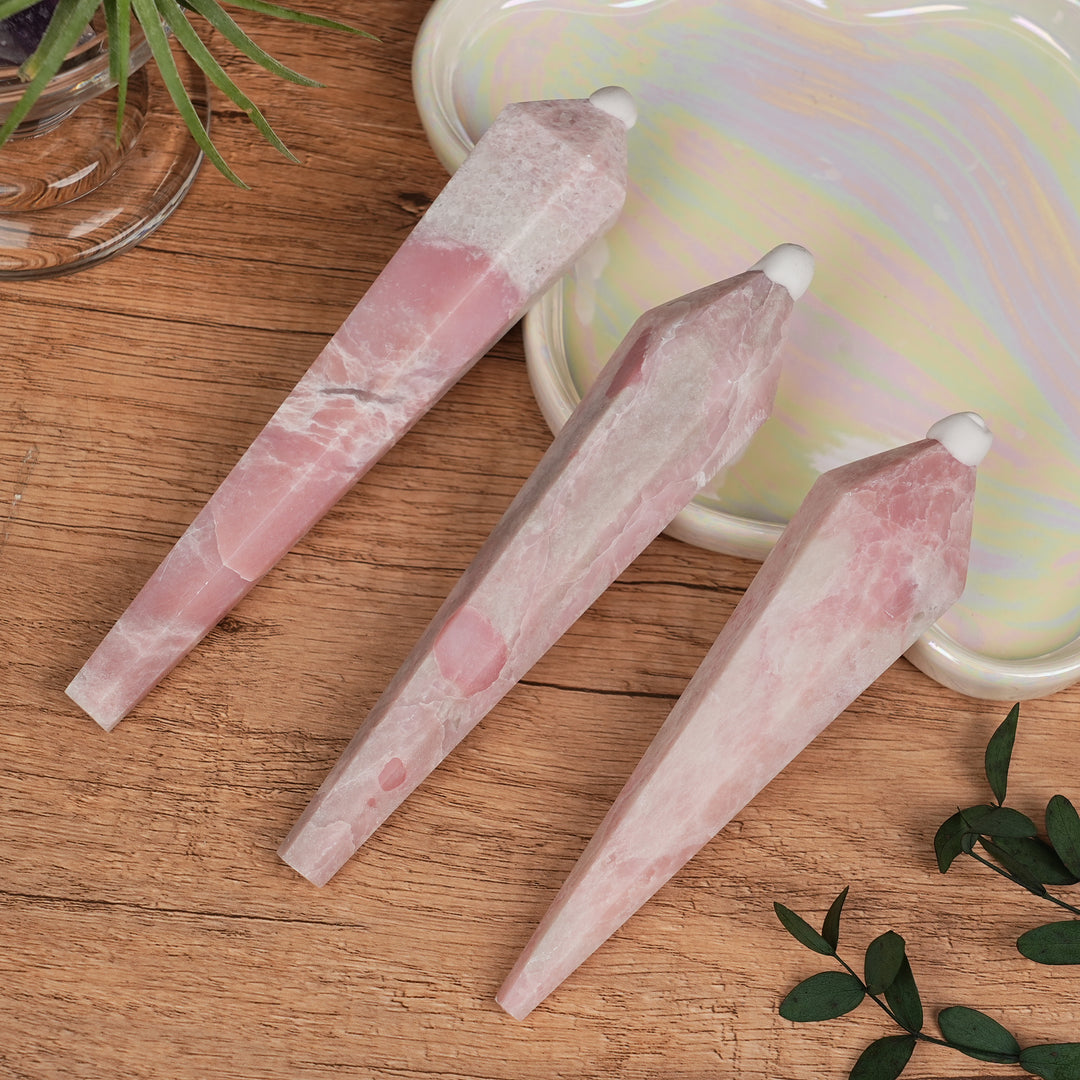 Natural Pink Opal Wand