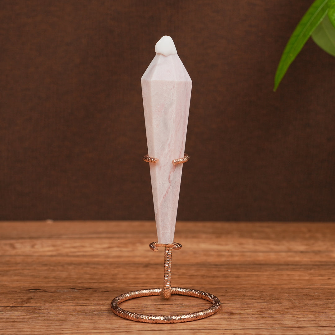 Natural Pink Opal Wand