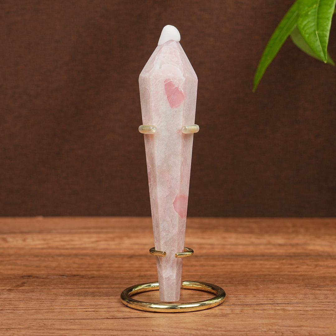 Natural Pink Opal Wand