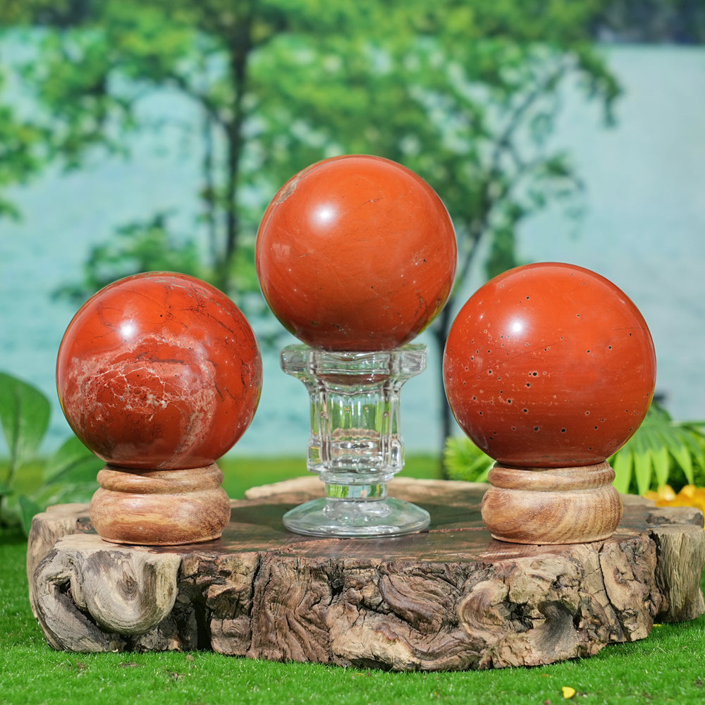 Natural Red Jasper Sphere