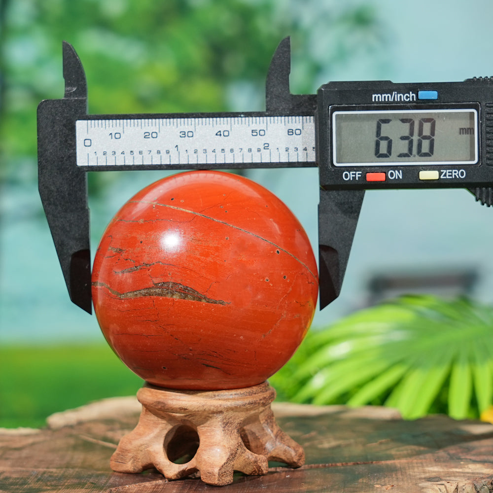 Natural Red Jasper Sphere