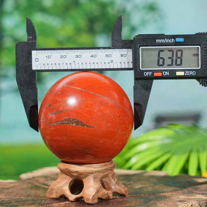 Natural Red Jasper Sphere