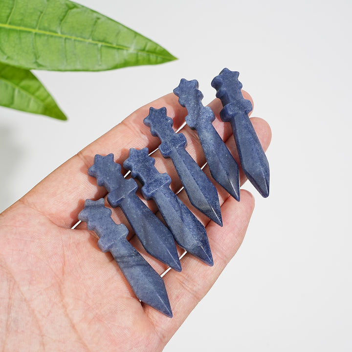 Natural Crystal Carving Mini Dagger