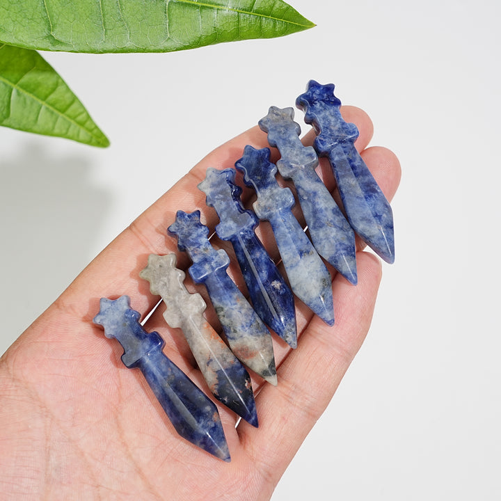 Natural Crystal Carving Mini Dagger