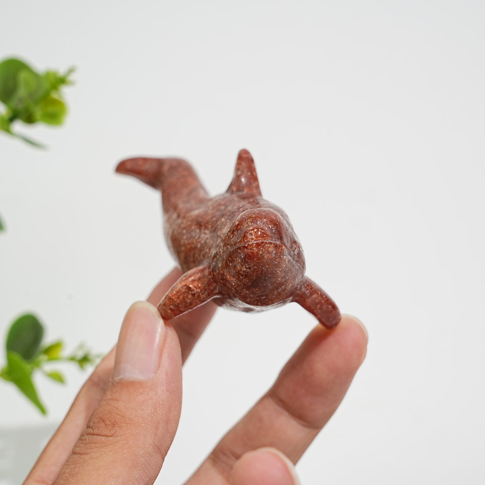 Natural Crystal Carving Orca