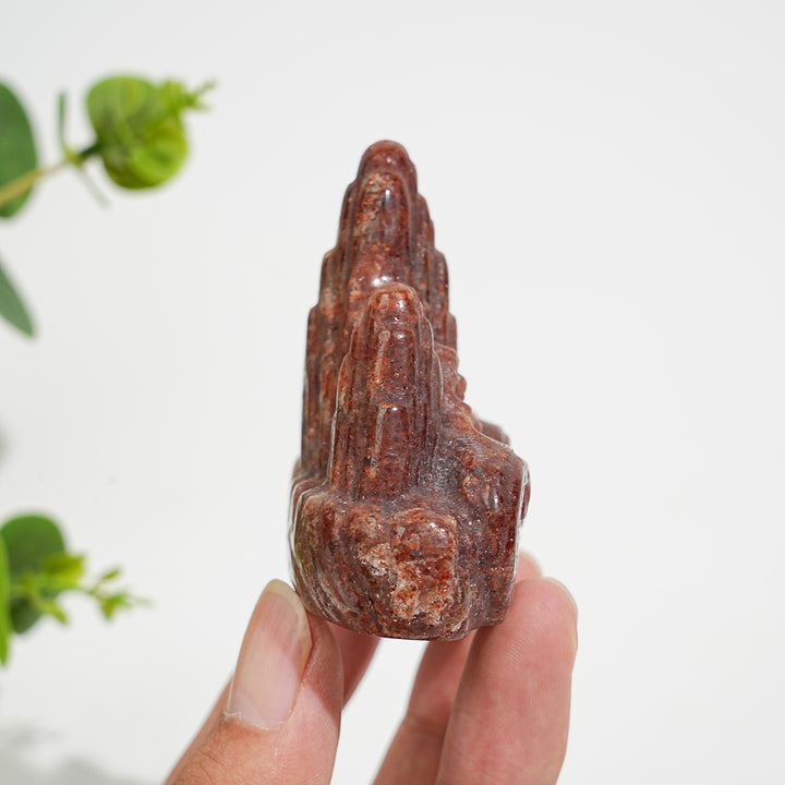Natural Crystal Carving Exquisite Mountain Water Landscape