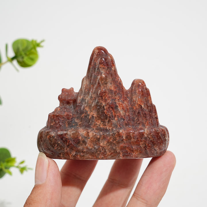 Natural Crystal Carving Exquisite Mountain Water Landscape