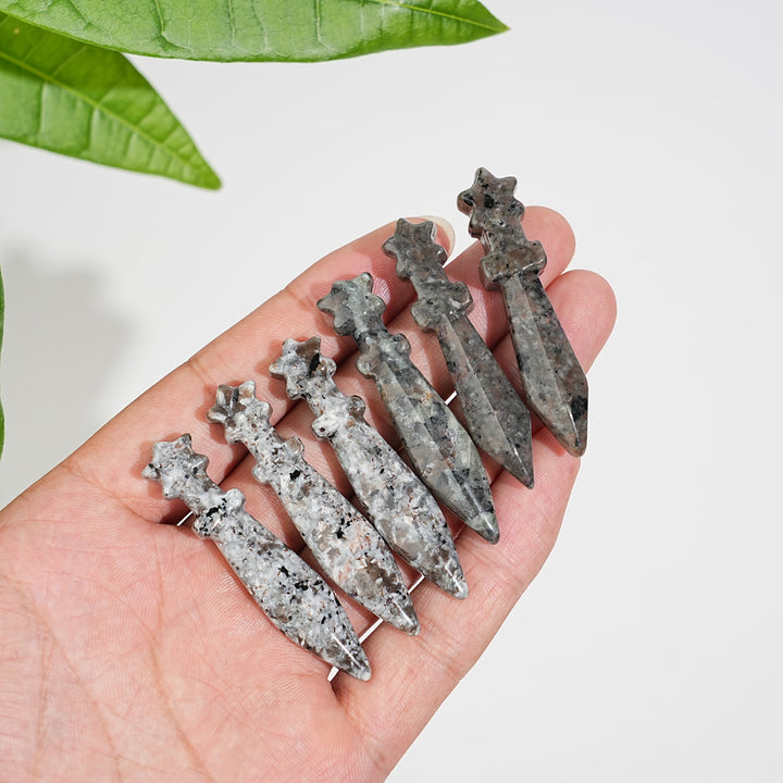 Natural Crystal Carving Mini Dagger