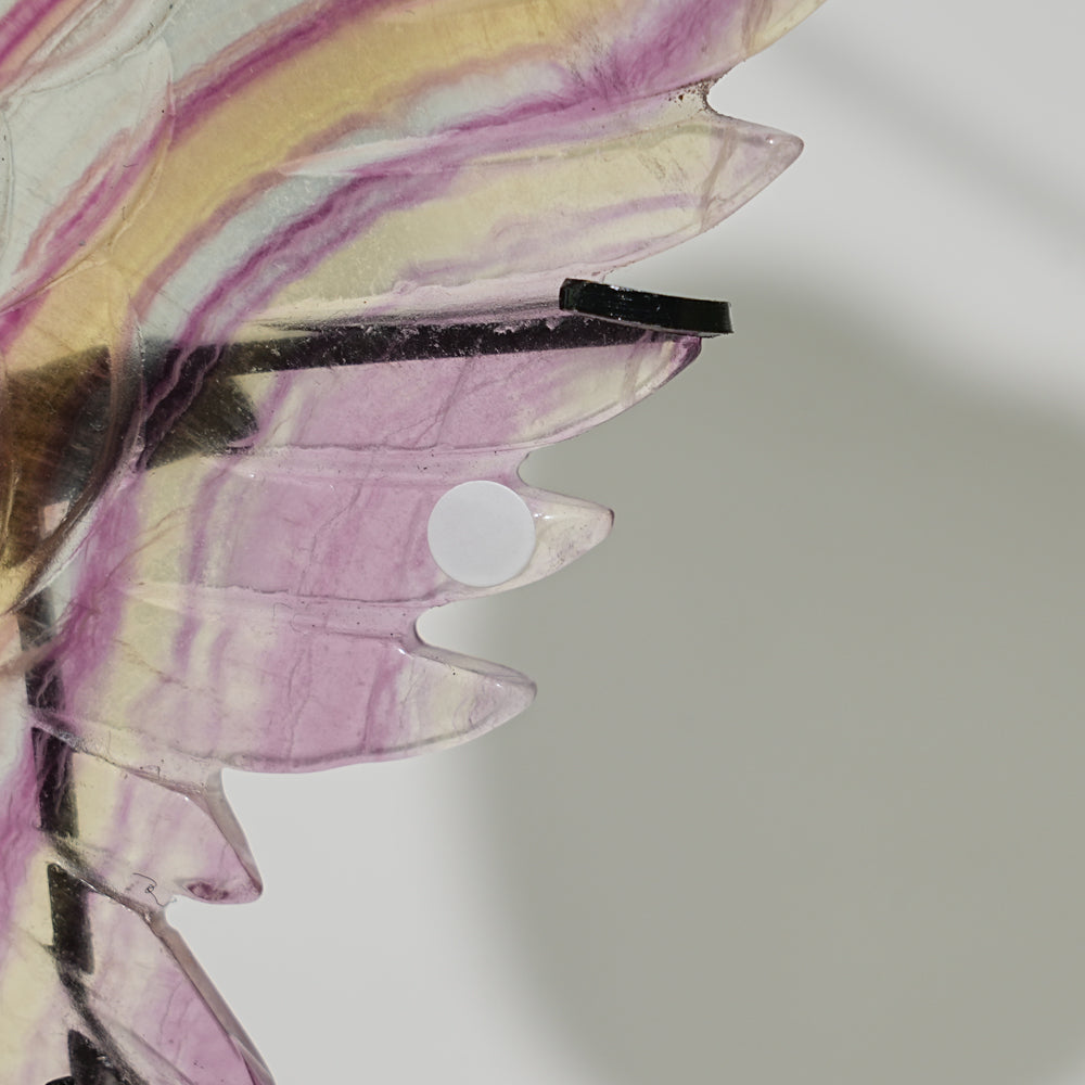 Unique,A Slightly Imperfect Natural Fluorite Angel Wings