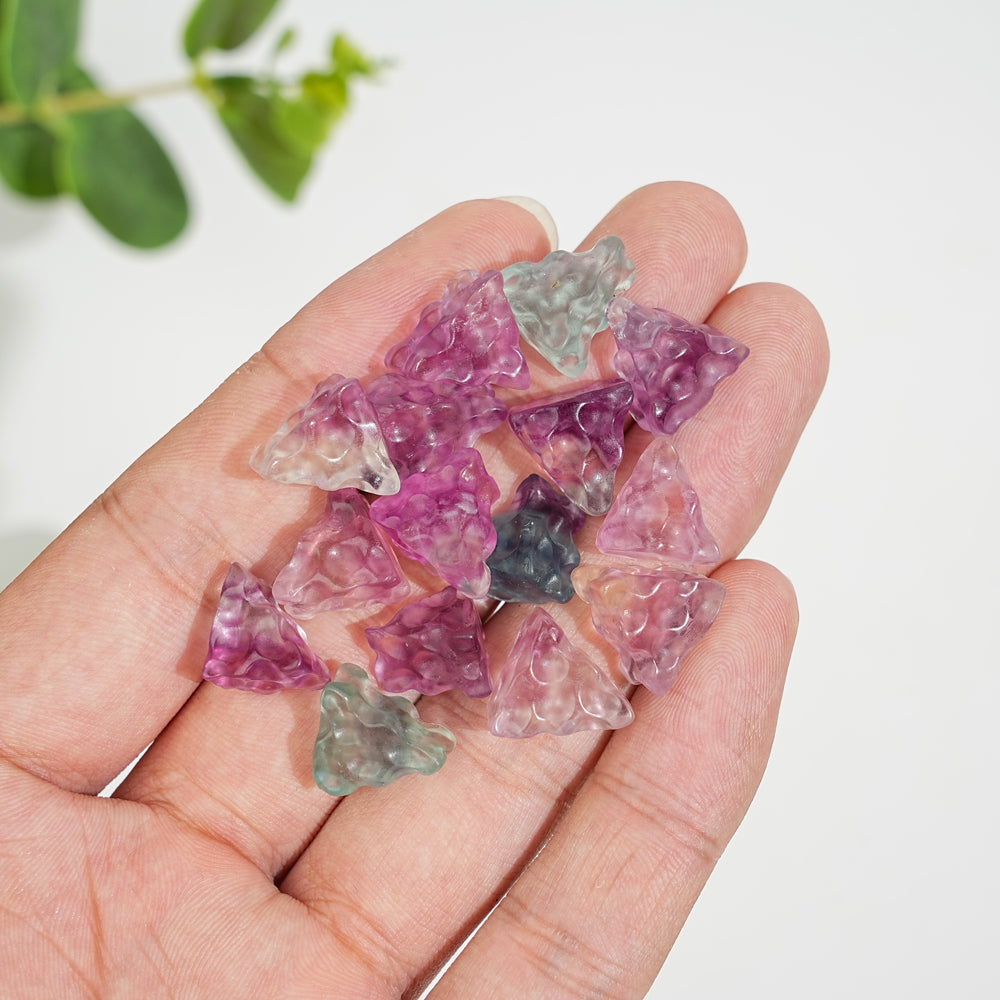Natural Crystal Delicate Mini Fluorite Carving